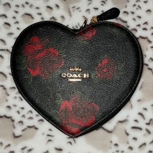 Coach Small Heart Wristlet